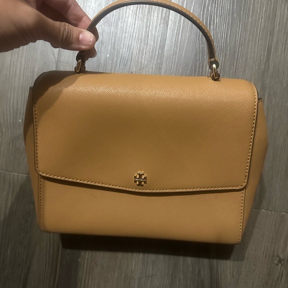 Tory Burch Camel Satchel Excellent like New! - Picture 3 of 9